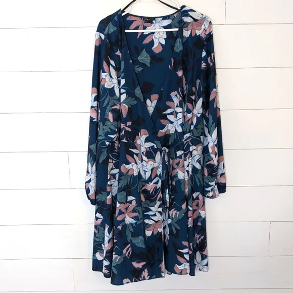 City Chic | Dresses | City Chic Stitch Fix Merinna Teal Floral Wrap Dress | Poshmark City Chic | Dresses | City Chic Stitch Fix Merinna Teal Floral Wrap Dress | Poshmark